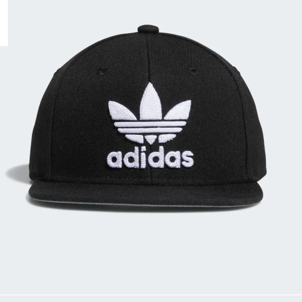 adidas Trefoil Snapback Cap - Youth - Black / White